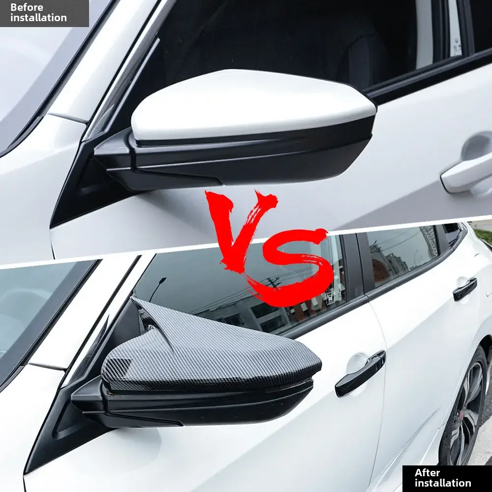 Rearview Mirror Cover for Honda 10th generation Civic Modified Carbon Fiber