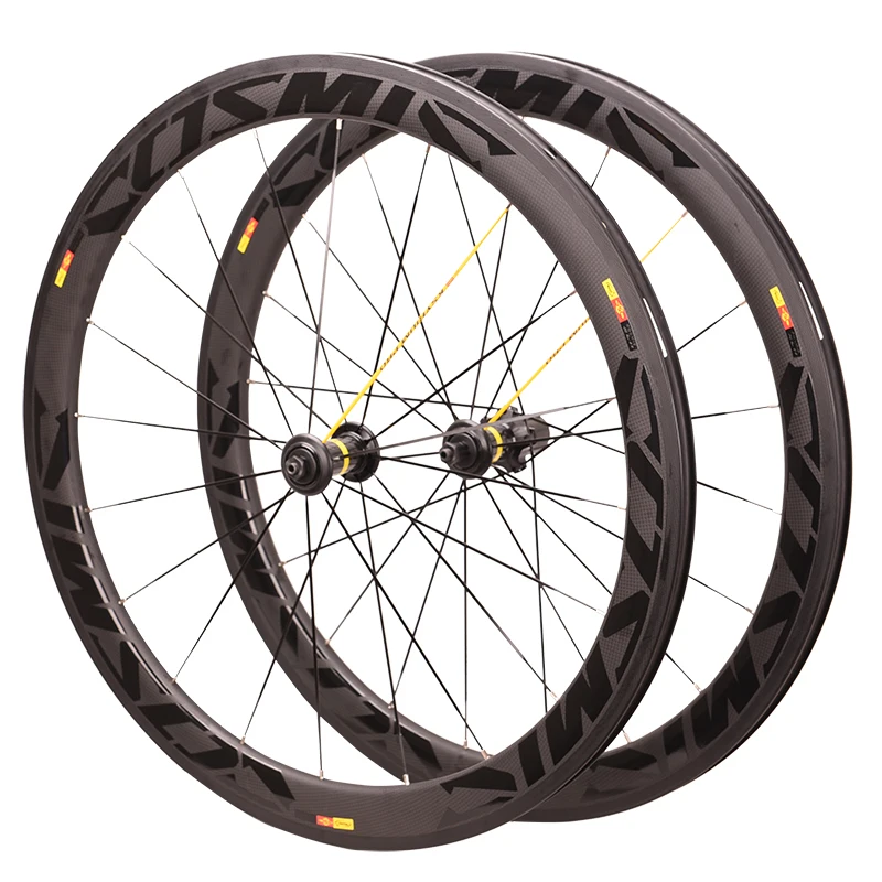 

3K Ceramic Bearing Carbon Hub Cosmic Carbon Wheels 50mm 25mm Width 700c Road Bike Wheelset Cosmic