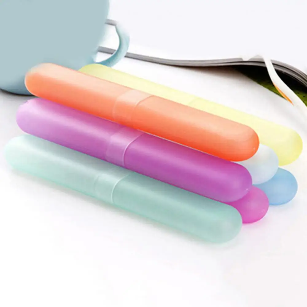 Toothbrush Holder Toothbrush Covers Toothbrush Case Toothbrush Storage Box 1Pc/1Set Fashion Toothbrushes Holder Portable Toothbrush Case Hole Toothbrush Case Storage Cover Bathroom Accessories