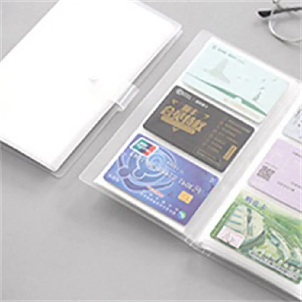 School Supplies Picture Frame Photo Card Book Name Card Picture Storage Case ID Holder Ticket Collection Book