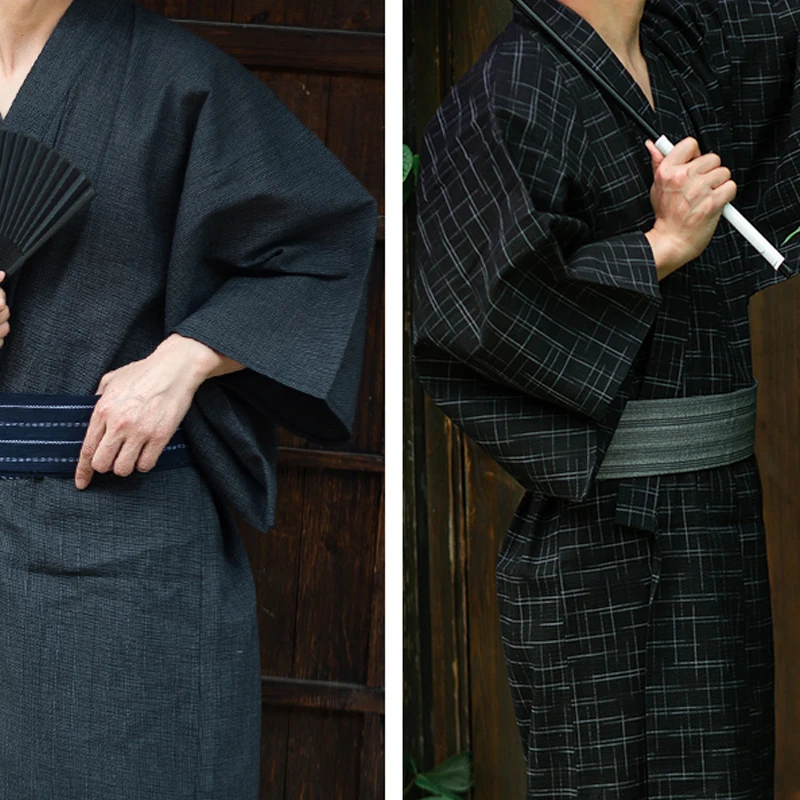 Traditional Japanese Kimono Yukata Belt Accessories Wide Striped Obi Hook And Loop Fastener Retro Belt Sauna Spa Wear Costumes japanese kimono