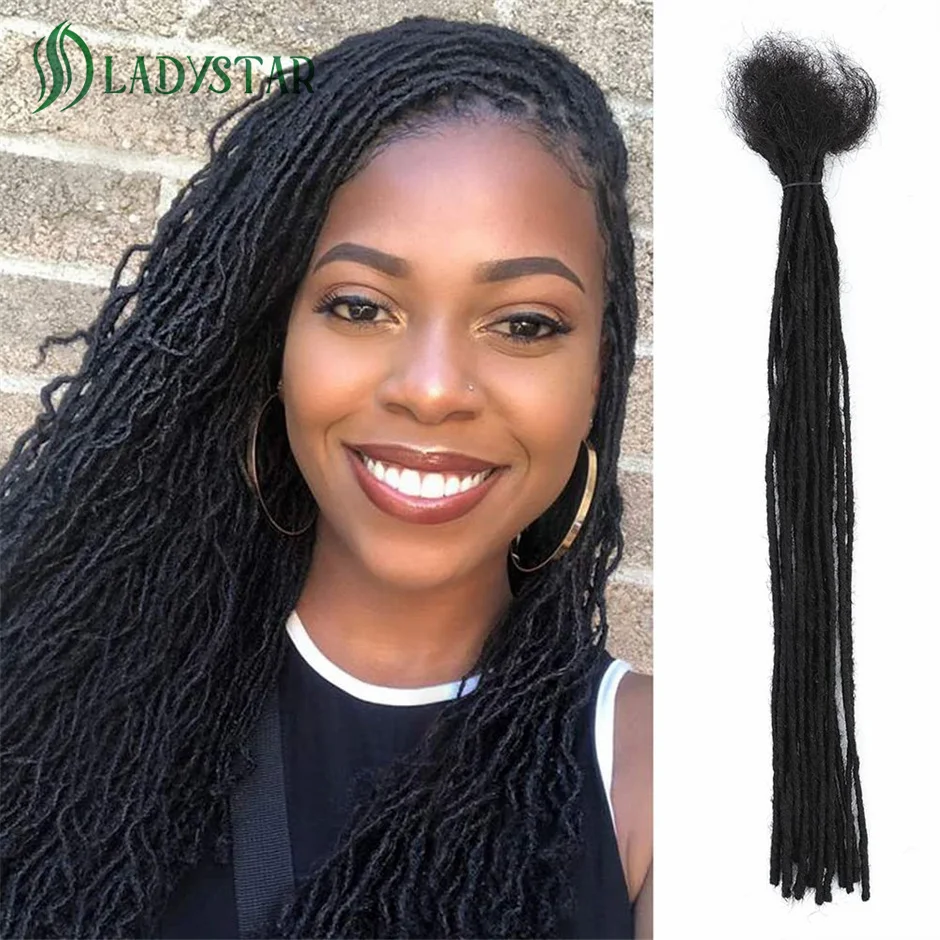 100 locs Bundle, 100% Human Hair Dreadlock Extensions with Closed Tips -  Eazynappy