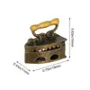 1:12 Scale Dollhouse Miniature Iron Furniture Ironing Clothes Mini Vintage Tool Scene Model Playing House Gift Doll Accessories 6