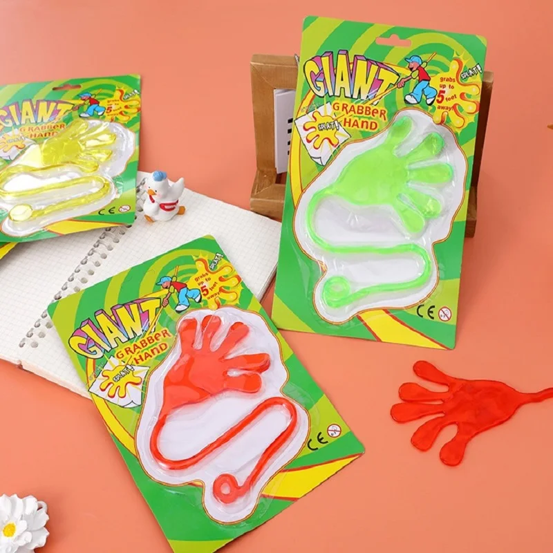 Sticky Palm Toys Funny Gifts for Children Prank Cool Gadgets Hands Novelty Gag Decompression Toys Interesting Stretch Toy