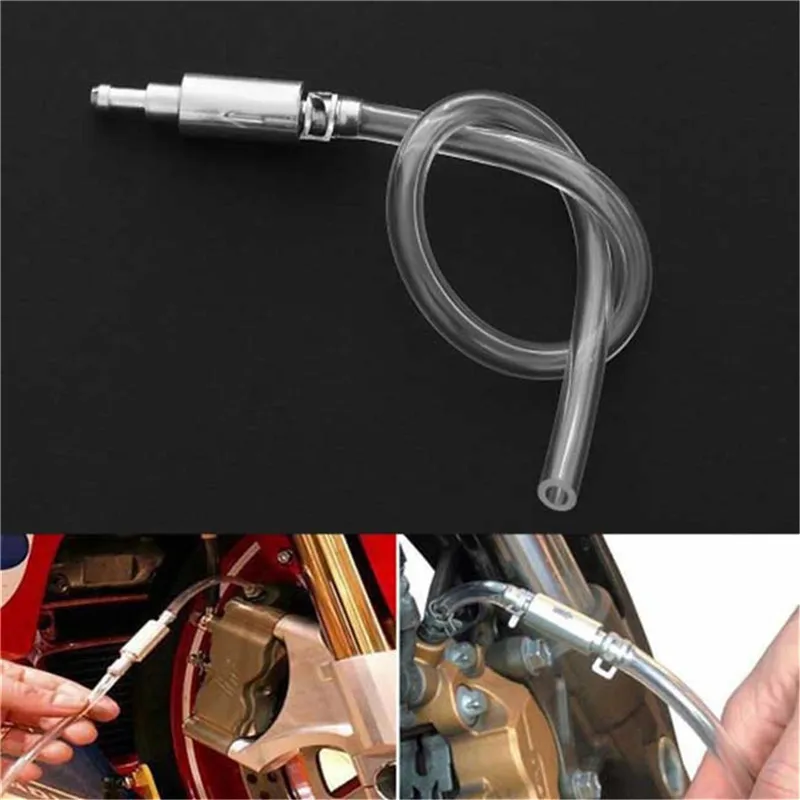 

Motorcycle Brake Oil Fluid Pump Bleeder Clutch Hose Hydraulic Bleeding Replacement Adapter Tube Auto Brake Fluid Oil Change Tool