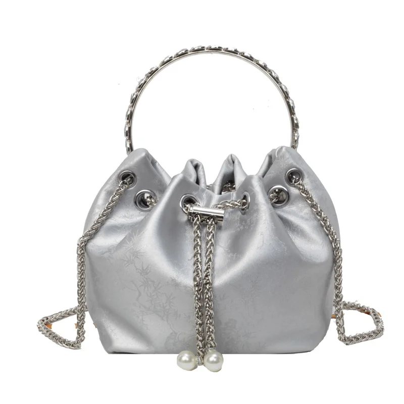 Popular Shoulder Bag Underarm New Chain Crossbody Portable Bucket Handbags for Women High-quality Messenger Versatile Luxury Y2k