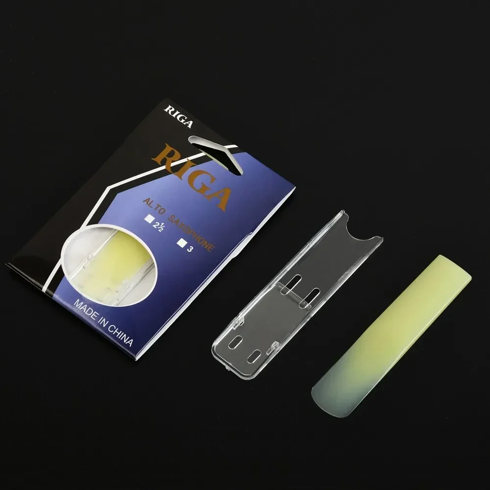 Resin Reeds Alto Sax Reeds Resin Synthesis 3-pack 3pcs Strength 1.5 2.5 Moisture Resistance High Quality Portable