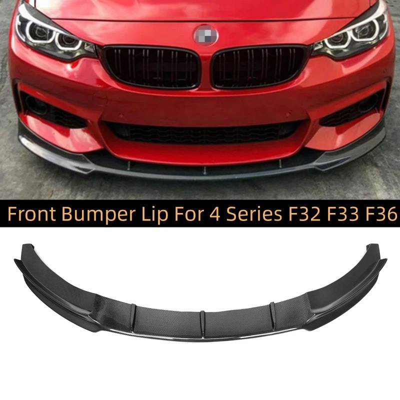 DRYFAL Frontspoiler Für BMW 4er 2014-2019 - Frontlippe Carbon Look