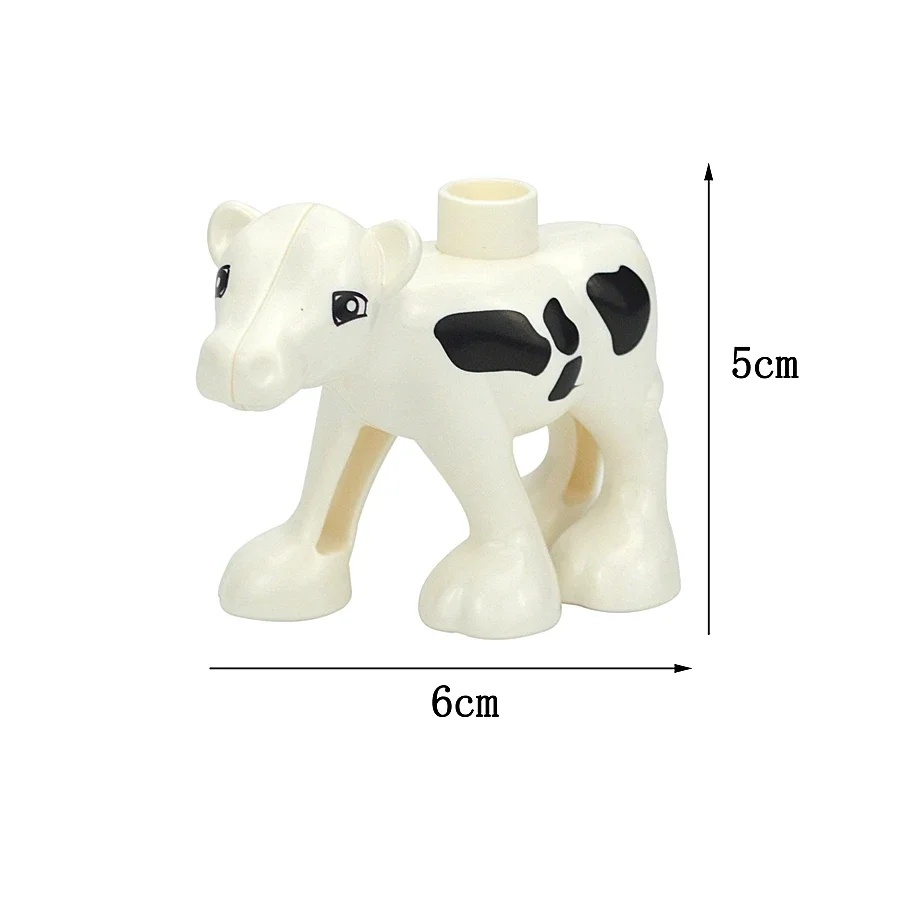 Bulk Large Animal Building Blocks Set - Farm & Zoo Creatures Toys
