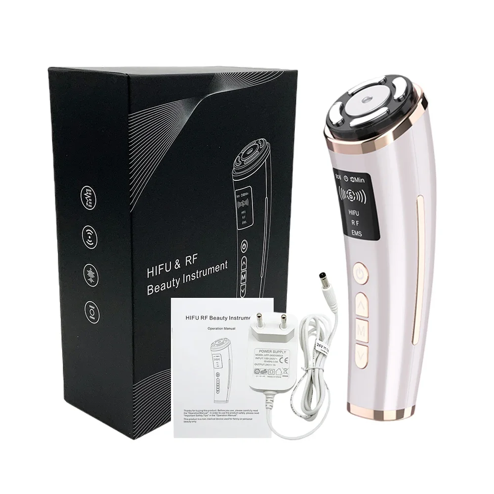 

Mini Hifu Face Lifting Ultrasound Lifting Face Radio Frequency Skin Tightening EMS Microcurrents Skin Rejuvenation Body Slimming