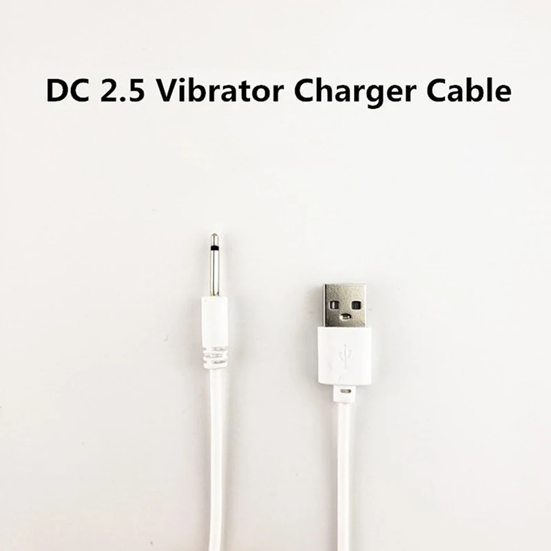 Câble De Chargement Usb Vers Dc 2.5mm, Cordon De Chargeur De Vibrateur Pour  Baguette De Massage Rechargeable (noir) - Câbles D'alimentation - AliExpress