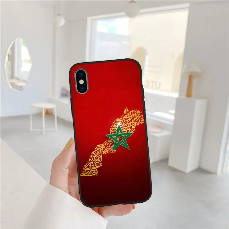 Premium Moroccan Flag Design Phone Case - High-End Protection & Style