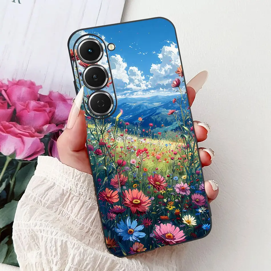 Cool Dragon Tiger Painted Soft Silicone TPU Phone Case for Tecno Spark 40 Series