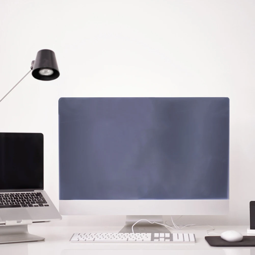 Computer Screen Privacy Filter Anti Blue Light Anti-Glare Protector Removable Anti Glare Privacy Shield for 24/27 Inches Monitor