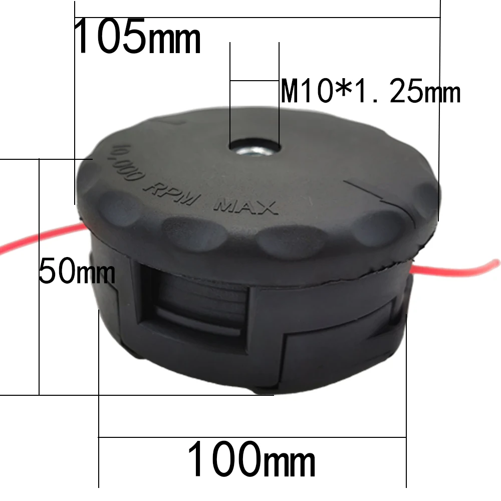 Grass Trimmer Head Aluminum Trimmer Head Universal Trimmer Cutting Head Kit for Echo Speed Feed 400 SRM-225 SRM-230 SRM-210 Weed Eater Pas210 Pas211 Pas225 Accessories