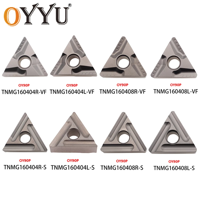 

OYYU TNMG160404 Ceramic Machined Steel TNMG160408 R L-VF S OY90P TNMG 160404 160408 Lathe Parts Turning Carbide Insert Cutting