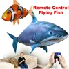 Remote Control Shark Toys Air Swimming Fish Infrared RC Flying Air Balloons Clown Fish Toy Gifts Party Decoration RC Animal Toy 1