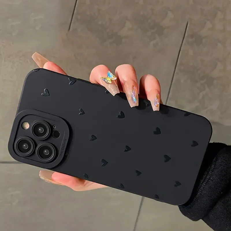 A Loving Printout Pupil Full Screen Silicone Phone Case
