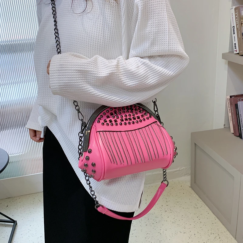 Niet Crossbody Luxus Tasche Kleine Hobo Handtaschen Clips Telefon Geldbörse Mode Quaste Frauen Tasche Kupplung Brieftasche Dame Kette Schulter Tasche – Detail 20