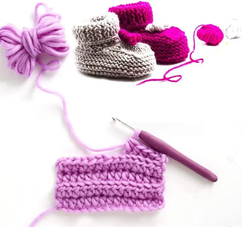 Crochet Kit Crochet Hooks Set LargeEye Blunt Yarn Weave Knitting Needles 31pcs/set