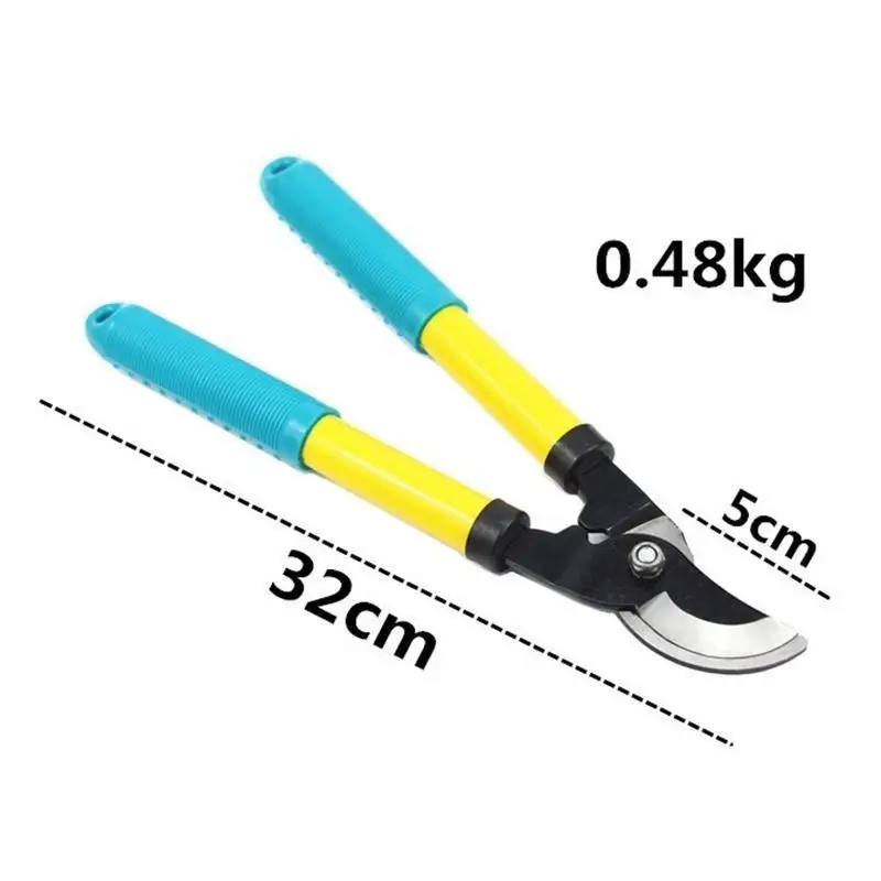 Garden Anti Handle Pruning Lopping Shears Garden Bonsai Tools Ioppers 65Mn Garden Hedge Tree Scissors Cutter Gardening Tool