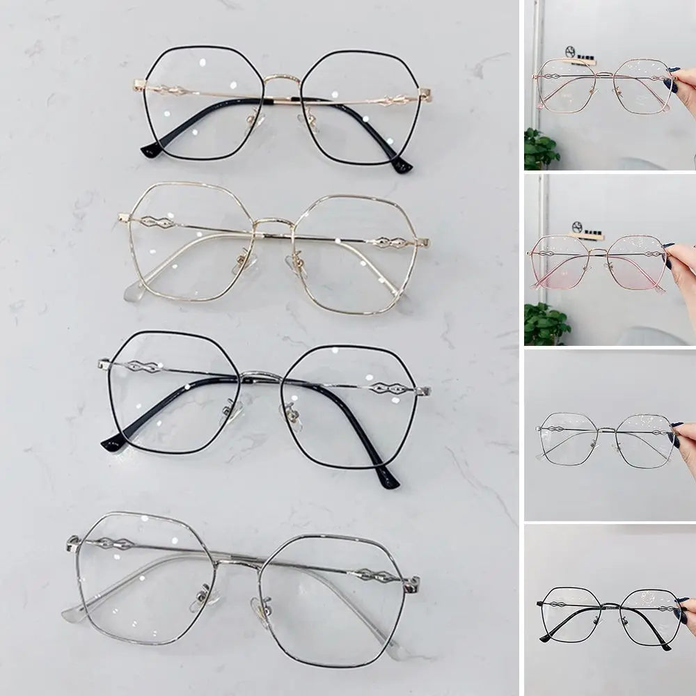 

Office Eye Protection Portable Oversized Eyeglasses Computer Goggles Ultra Light Frame Anti-Blue Light Glasses