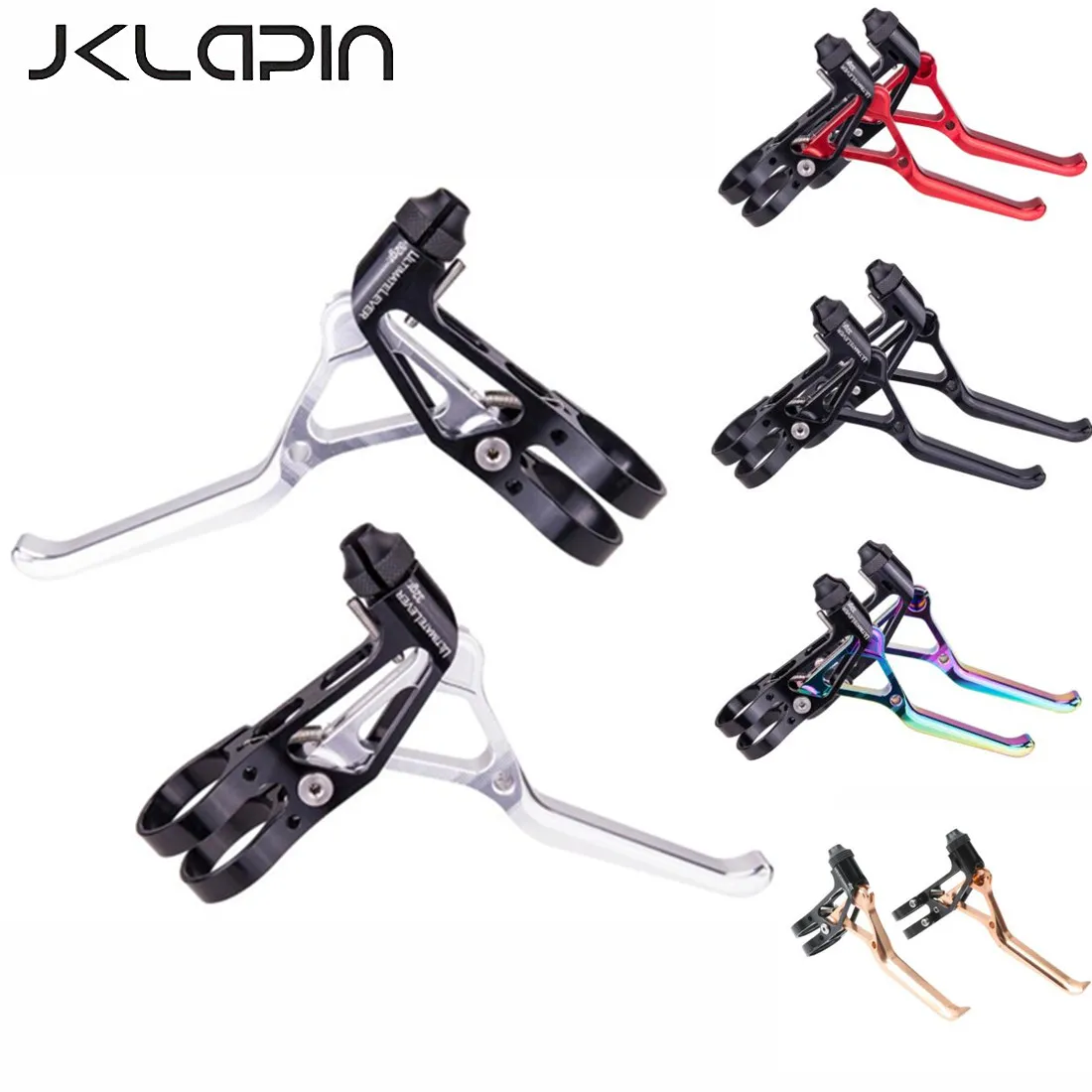 

JKLapin Litepro Folding Bike 14/16/20 Inch BMX Bicycle Ultralight CNC 64g Brake Lever For Brompton V Brake Handle Levers