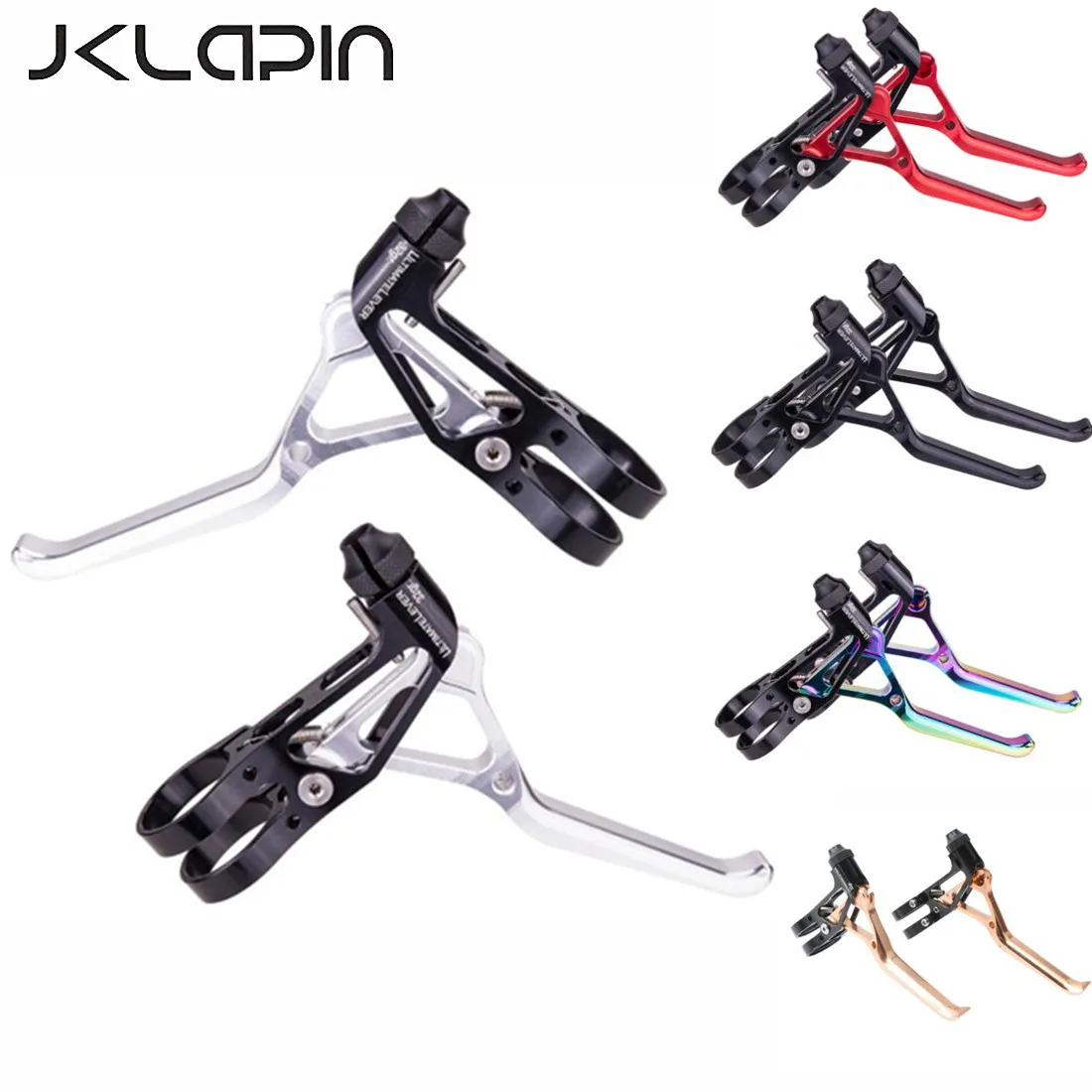 Jklapin Litepro Bici Pieghevole 14/16/20 Pollici Bmx Bicicletta Ultraleggera Cnc 64G Leva Del Freno Per Brompton V Leve Della Maniglia Del Freno