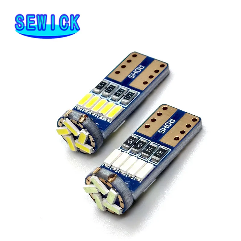 ���� 100pcs T10 15SMD 4014 Ĩ Led W5W 194 �ڵ��� ��Ÿ�ϸ� ���̵� ���� �� ���� ���� ���� ����Ʈ ���� ���� ȭ��Ʈ DC 12V