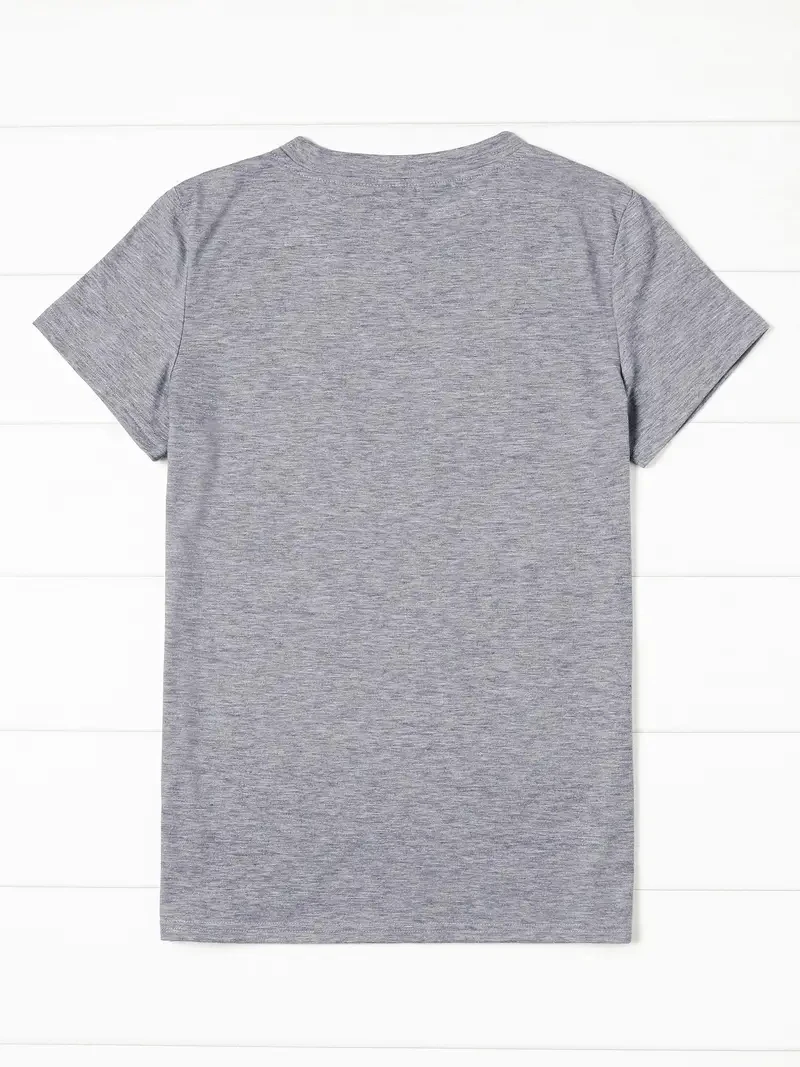 T-shirt da donna estiva con stampa oversize allentata casual girocollo a maniche corte top Fashion Streetwear O-Collo oversize 3