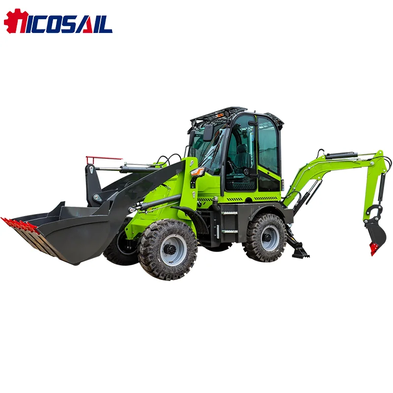 18-25 4x4 Baggerlader Multifunktional 2-in-1 Bagger-Lader CE EPA für Bau und Landwirtschaft