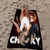 B-bride of C-chucky Beach Towel For Kids Personalized Bath Towel Pool Towel Vacation Gift Picnic Towel Party Gift 4