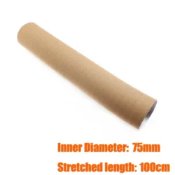 High - Temperature Air Diesel Parking Heater Duct Hose for Automotive and Camper Use (B 75mm Length 100cm)
