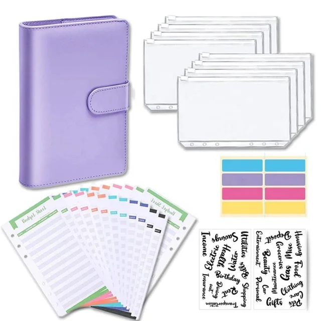 Cusomte A6 Budget Binder Bulk Cash Envelope Budget System Binder