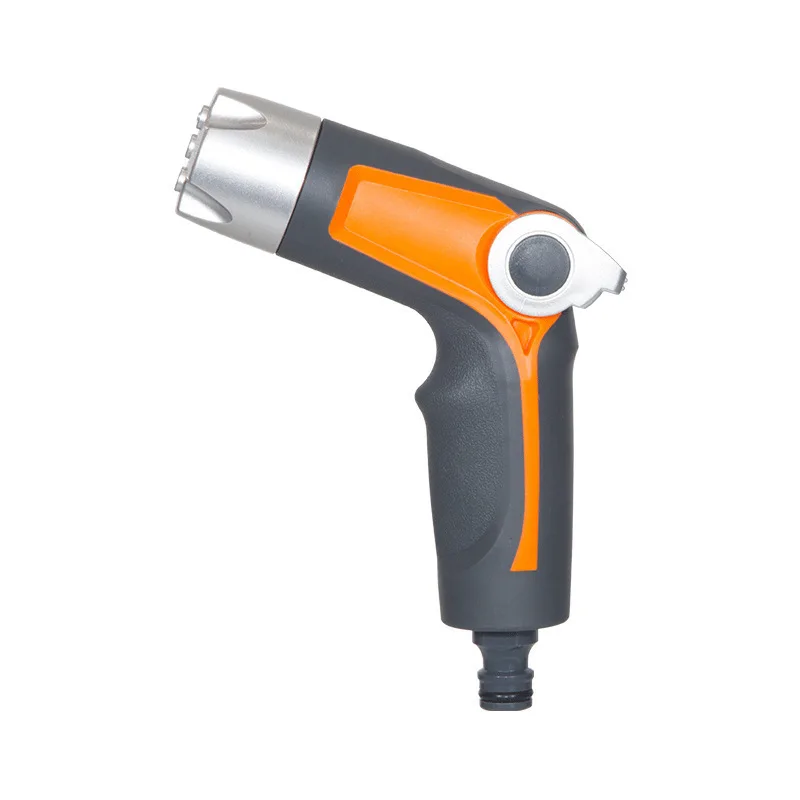 Hochdruck-Gartenwasserpistole, Verstellbare Kunststoff-Hochdruck-Wassersprühdüse für Gartenschlauch, Rasenbewässerungssprinkler