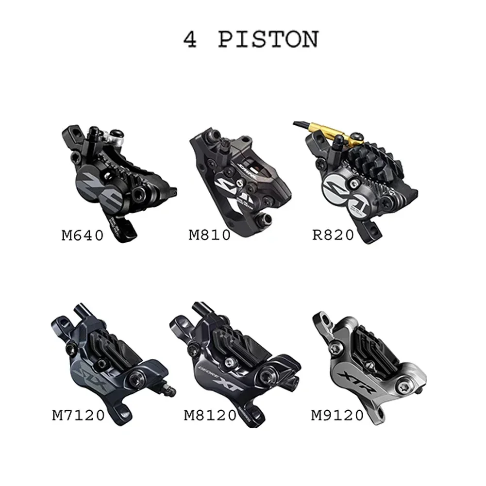 Bike Brake Pistons Bicycle Brake Piston Assembly Bicycle Brake Piston 4Pcs/Set Bike Bicycle Hydraulic Brake Caliper Piston Sealing Ring For Shimano M640 M810 R820 M7120 M8120 M9120