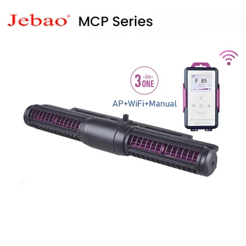 Jebao MCP 시리즈 수족관 어항 와이파이 스마트 크로스 플로우 순환 펌프 웨이브메이커, LCD 디스플레이 컨트롤러 포함
