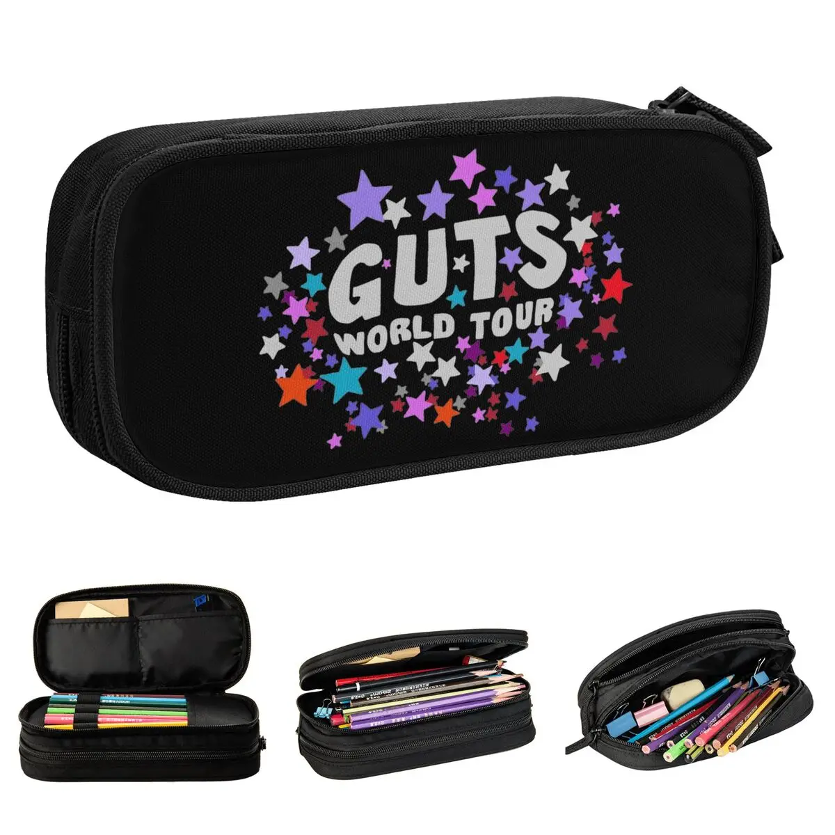 Olivia Guts World Tour 2024 Pencil Cases Lovely Pen Holder Bag Kids Large Storage Office Gifts Pencilcases