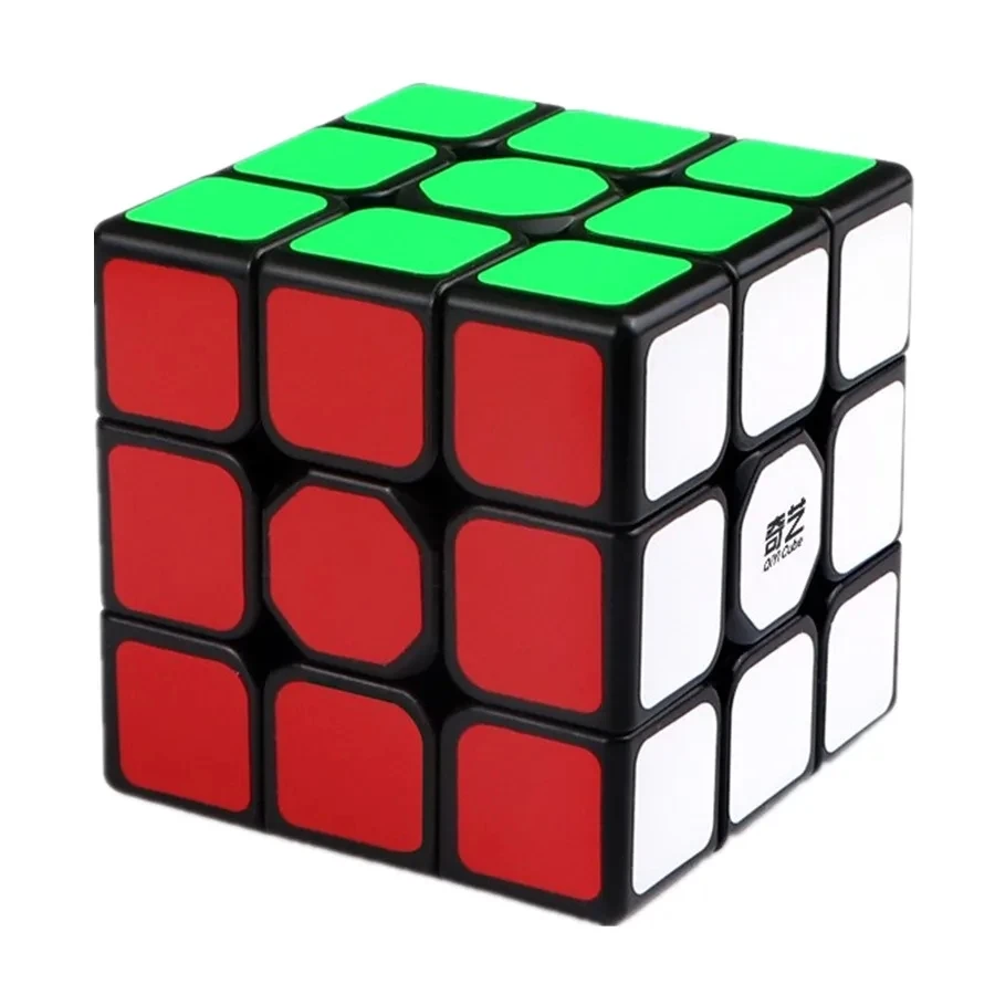 Qiyi 세일 W 3x3 매직 큐브, QY 스피드 큐브, Qihang W 블랙 스티커 버전, 3x3x3 큐브