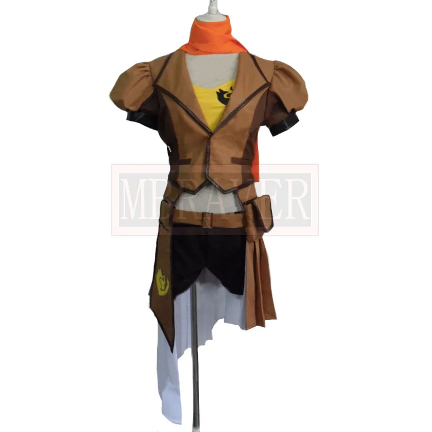 

Yellow Trailer Yang Xiao Long Cosplay Costume Halloween Outfit Christmas Party Cos Clothes Custom Made Any Size