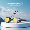 Professional Anti-Fog Swimming Goggles Waterproof Swim Glasses for Men Adjustable Nose Bridge Eyewear 5