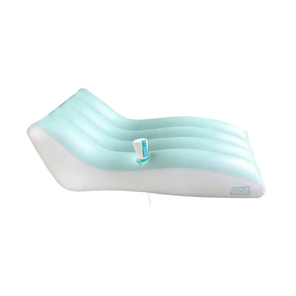 Comfy Floats Infltable Float Misting Chaise Lounger with Dry Speaker Bag