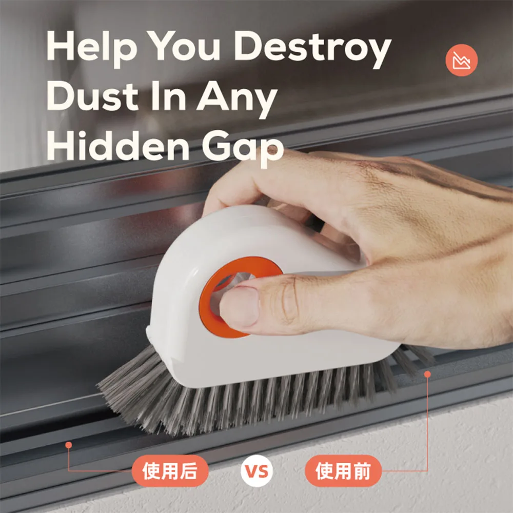 Groove Cleaning Gap Brush Floor Slot Tool Window Frame Door Brush Sliding Door Track Cleaning Tools Hand-held Window