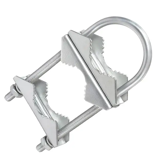 XRDS-RF Antenna Pole Mount Bracket - Heavy-Duty Galvanized Steel With U-Bolts For Outdoor Use