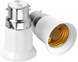 1pc Light Bulb Adaptor Bayonet B22 To Edison Screw E27 Lamp Converter Holder Light Adapter Lamp Holder Lighting Parts