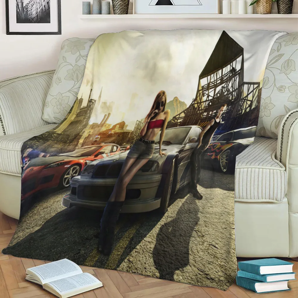 Need For Speed Most Wanted Flannel  Blanket/Decoration Throw Tv Blankets /Soft Throw Blanket On Sofa