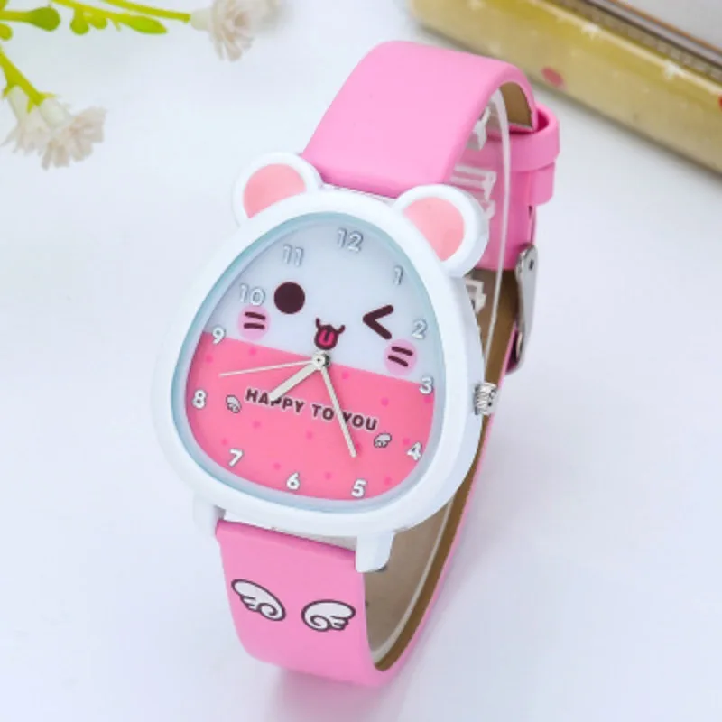 

Girls Cute Kawayii Watches Kids Quartz Analog Leather Wristwatches Cartoon Children Watch Birthday Gifts for Boys Clock Kol Saat