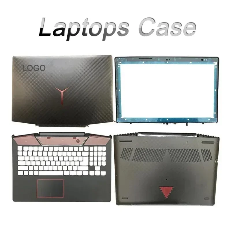Laptop Back Cover para Lenovo Legion Tampa Traseira Frame Frontal Dobradiça Substituição do Teclado Case Laptops Acessórios Y720 Y72015 Y720-15ikb Novo