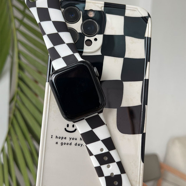 Strap For Apple Watch 45mm band 44mm 40mm 38mm 42mm Printing Strap correa wristband bracelet iWatch 3 4 5 se 6 7 band