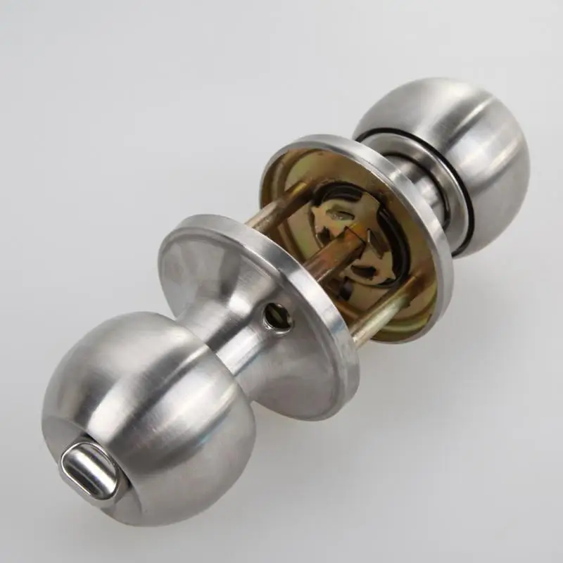 Door Knobs Stainless Steel Round Internal Entrance Passage